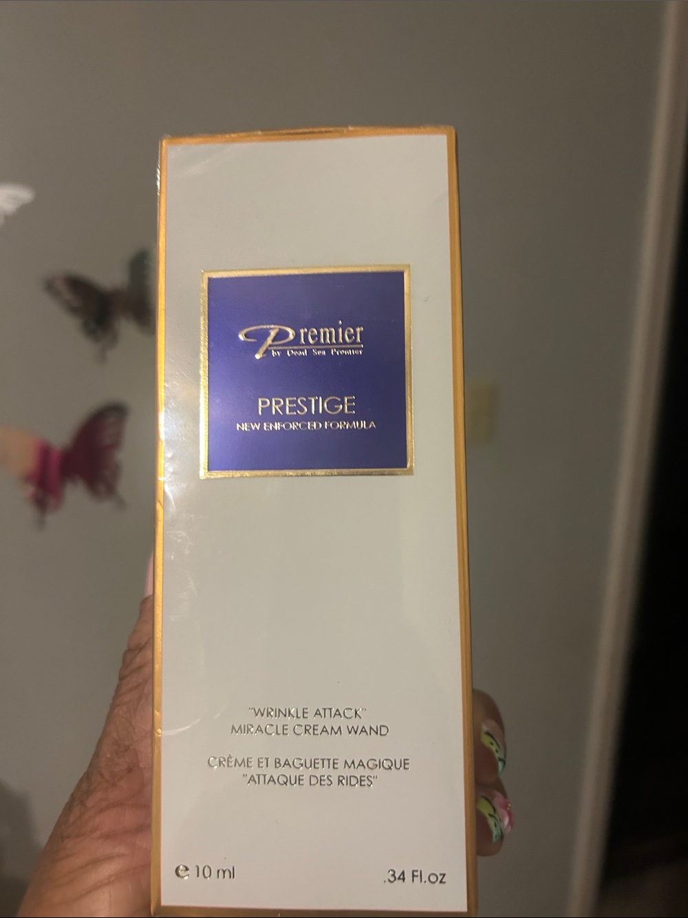 Premier Prestige Miracle Cream Wand - White & Gold Accents